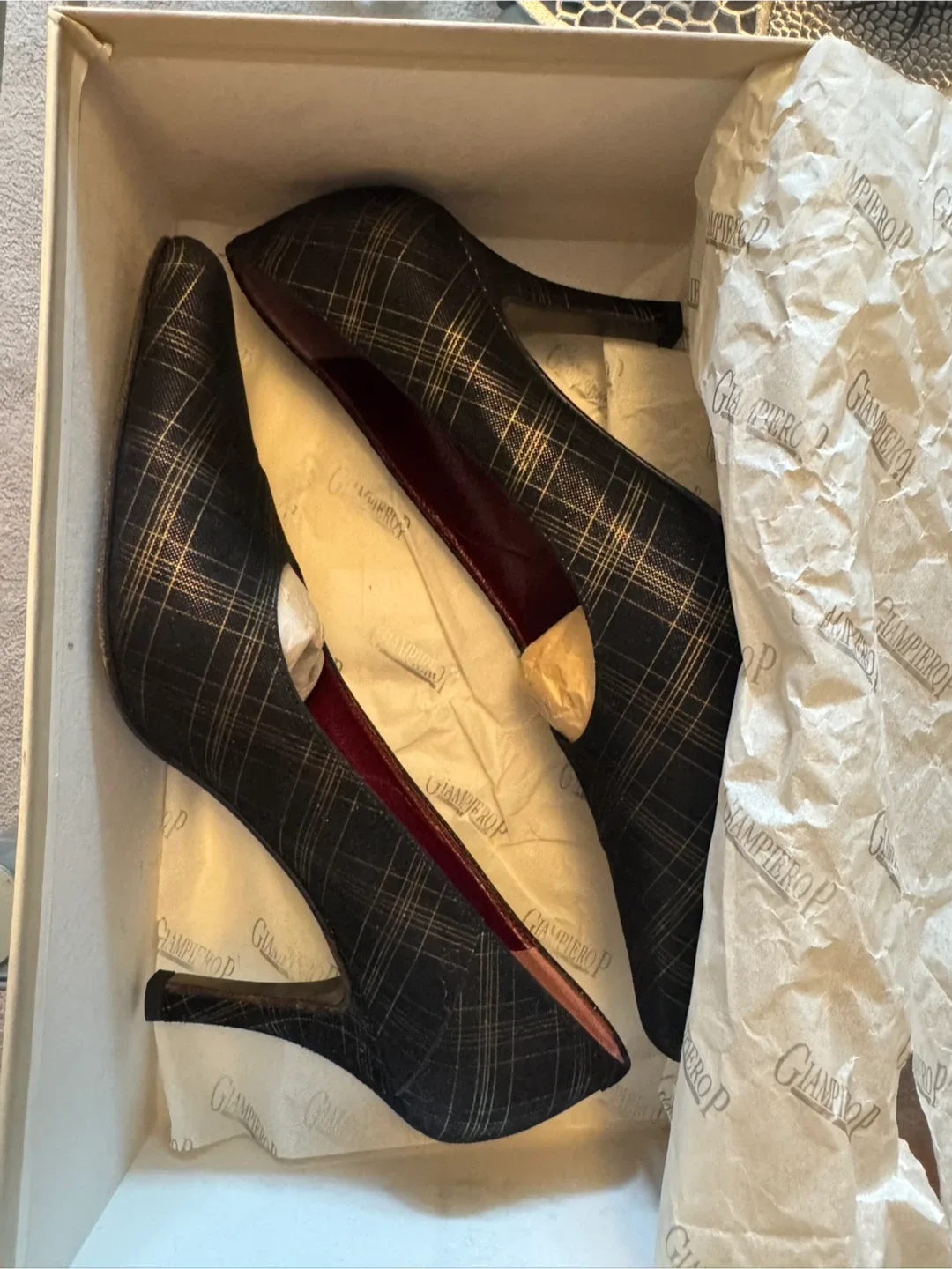 Giampiero P Donna Heels - Size 37 EU or 6 to 7 size US. image indicator(2)