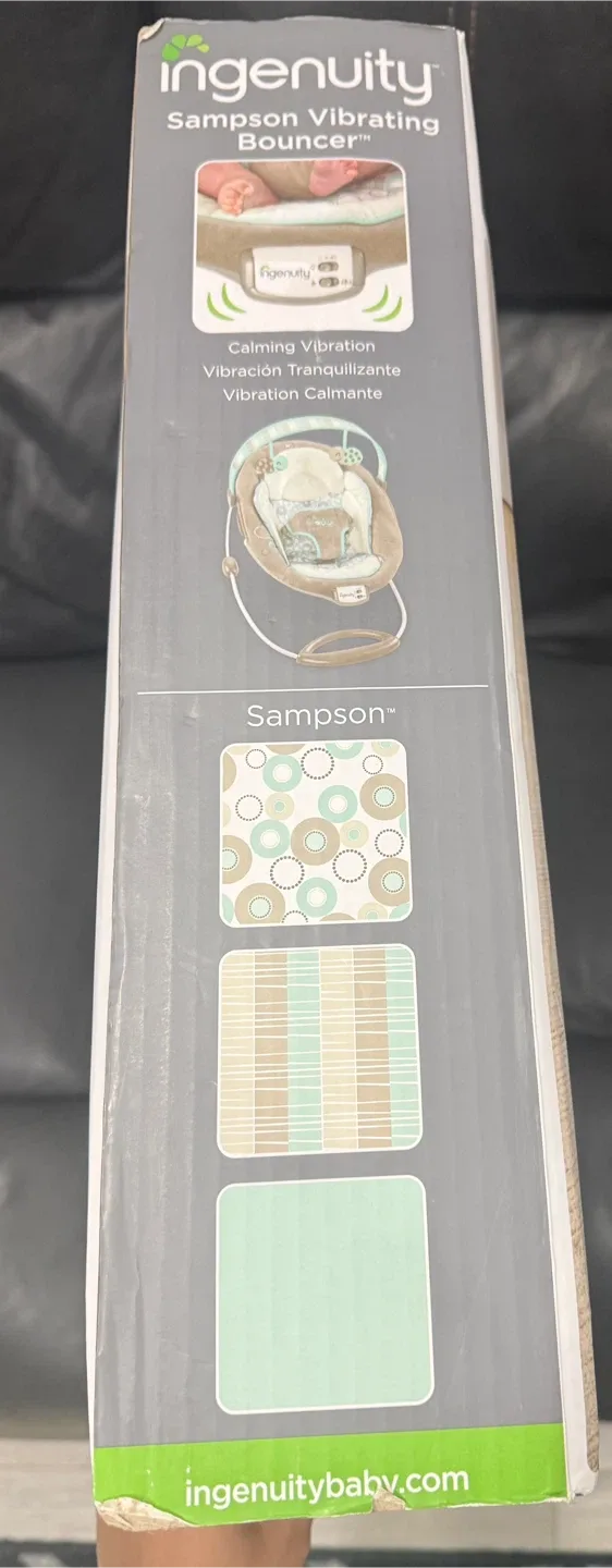 Ingenuity Sampson Vibrating Bouncer - Brand New! thumbnail