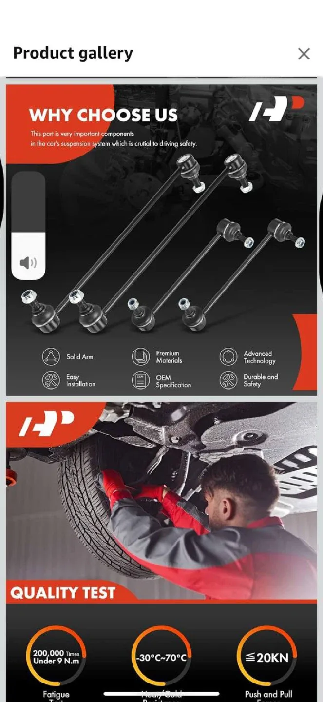 Honda Ridgeline – A-Premium Sway Bar Link Kit (Set of 4) ⚙️🚘 image indicator(5)