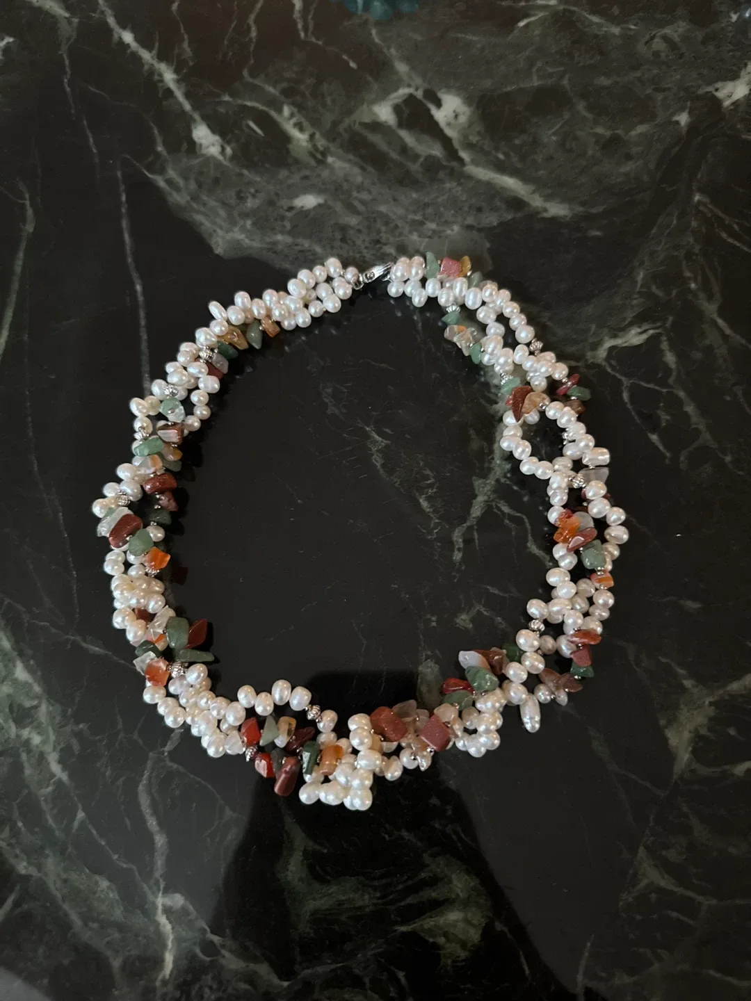 Pearl and Gemstone Necklace thumbnail
