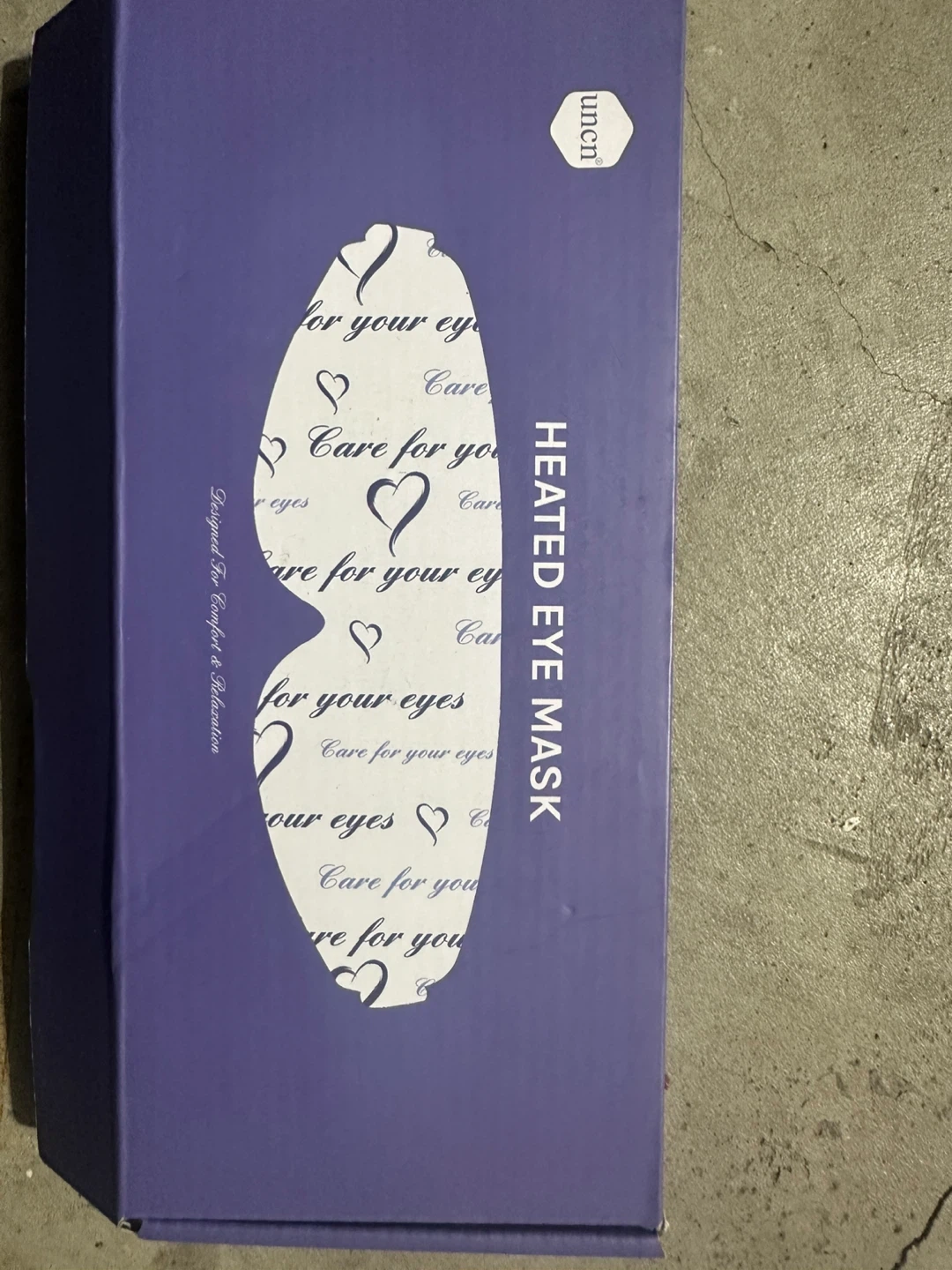 Uncn Heated Eye Mask - New in Box