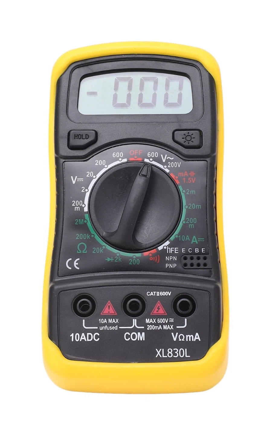 XL830L Digital Multimeter - Yellow - photo 2