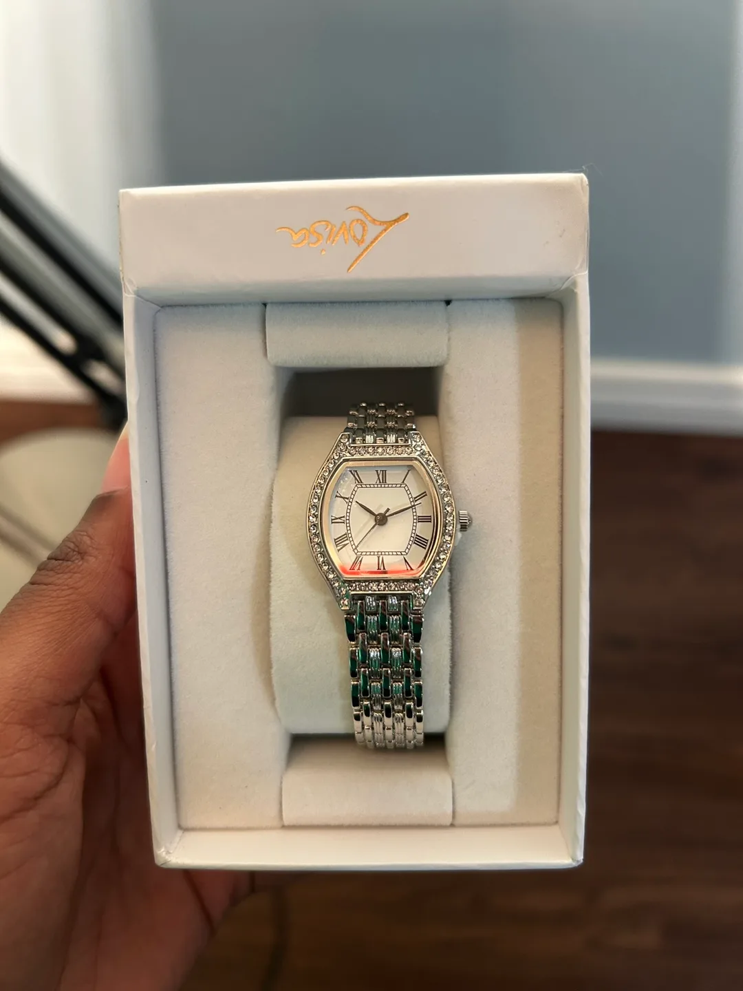 Lovisa Silver Watch with Rhinestones image indicator(2)