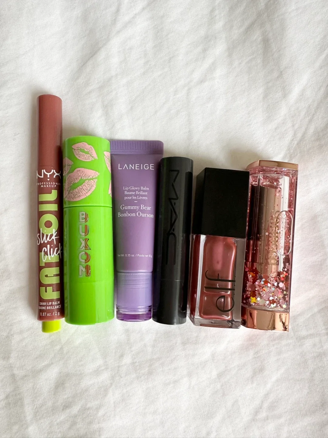 Barely Used Lip Product Bundle: NYX, Buxom, Laneige, MAC, Elf thumbnail