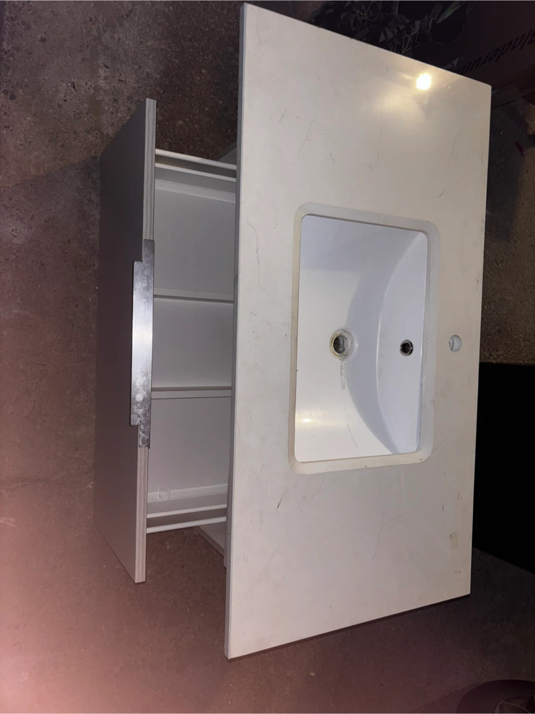 Bathroom Vanity with Sink and Storage - photo 5