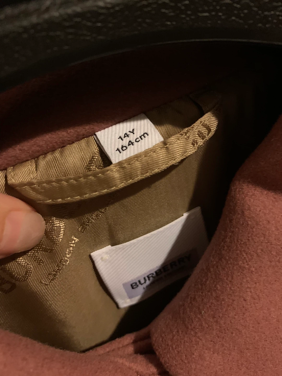 Burberry Kids Coat, Size 14Y, Pink - photo 2