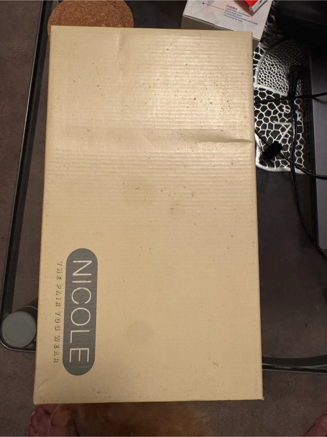 Nicole Women’s Black Patent Shoes - Size 7.5M. image indicator(5)