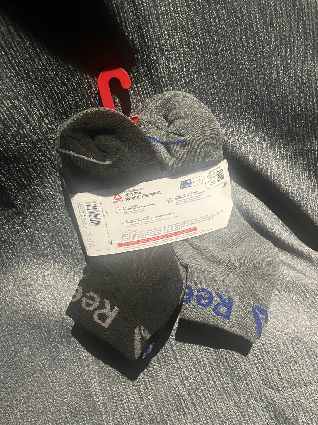 Reebok Men's Ankle Socks, Size 6-12.5, New - photo 2