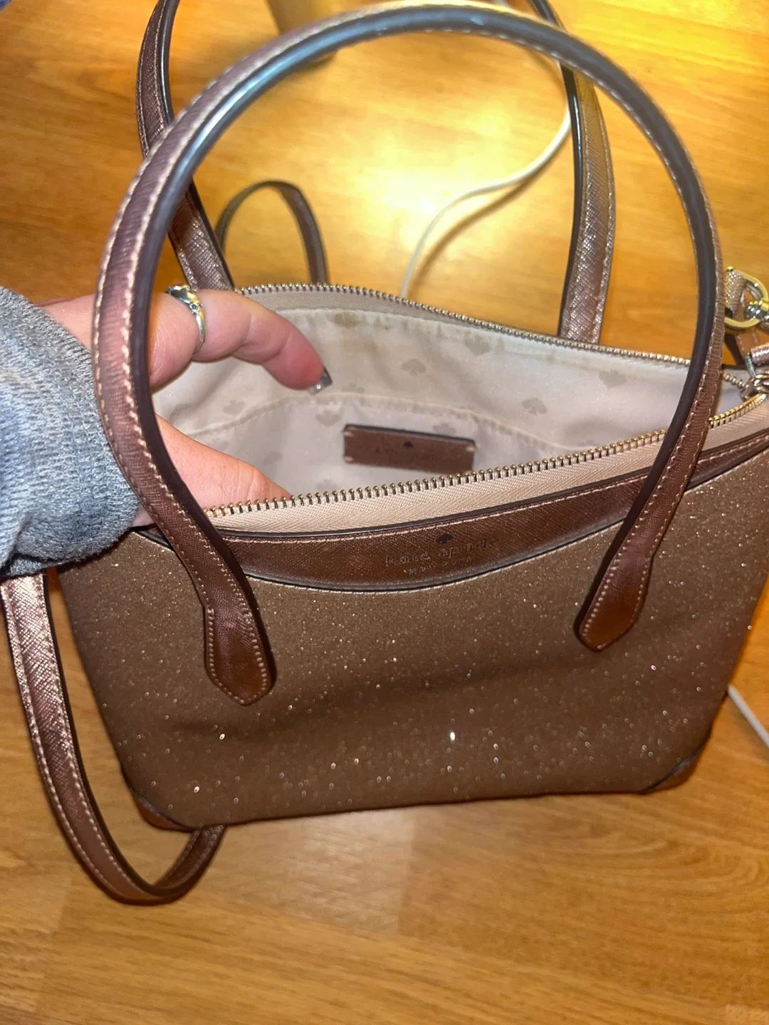 Kate Spade Glitter Satchel image indicator(2)