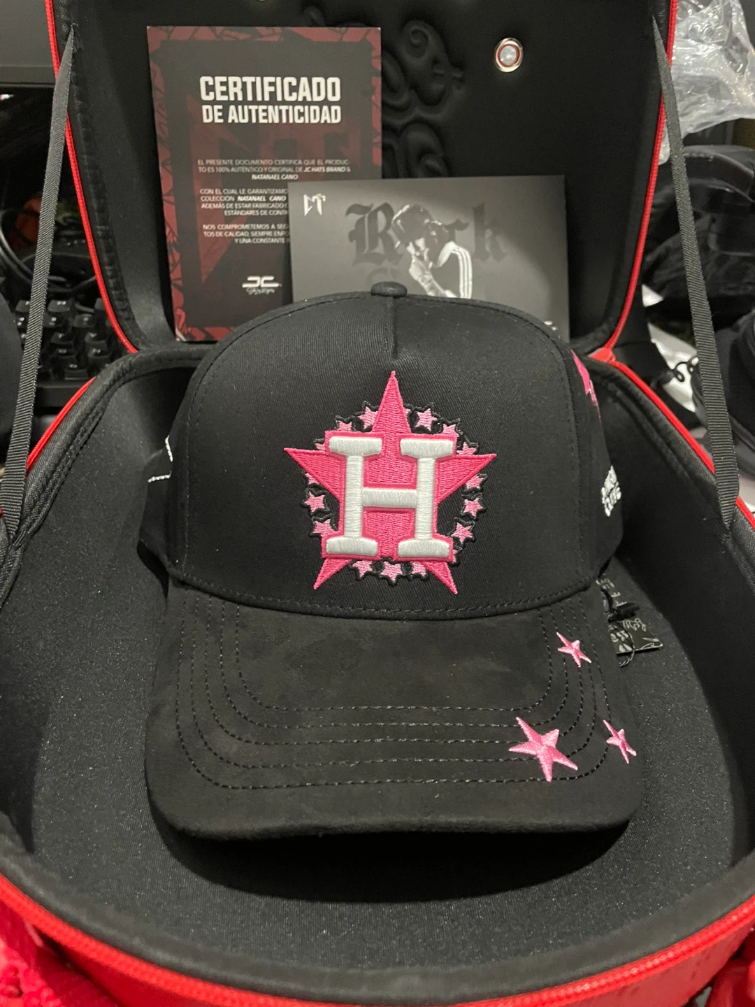 Sad Boyz Cap - Black with Pink Design