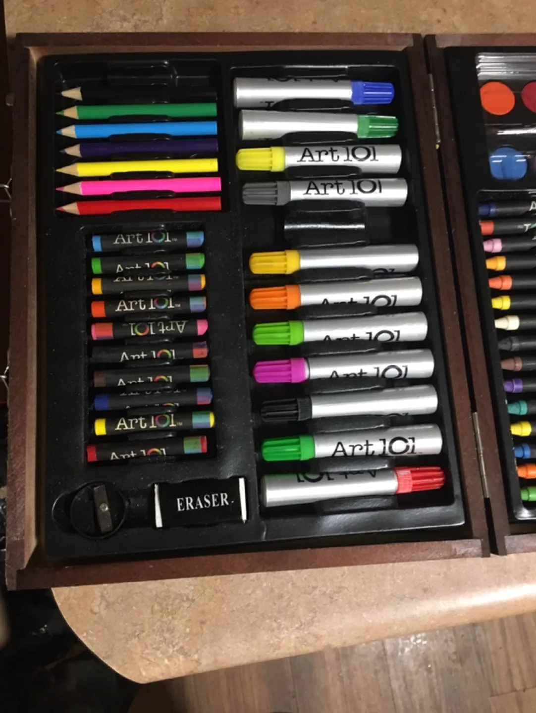 Art 101 Wood Art Set - Kit d'artiste en bois image indicator(4)