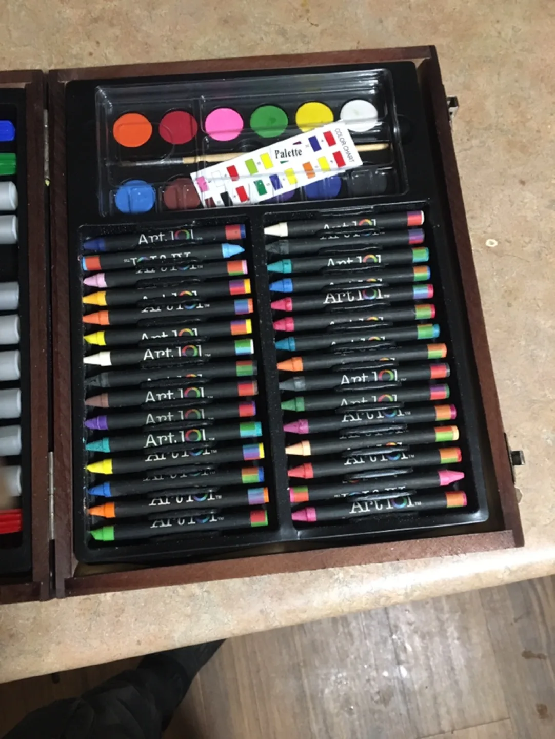 Art 101 Wood Art Set - Kit d'artiste en bois image indicator(3)