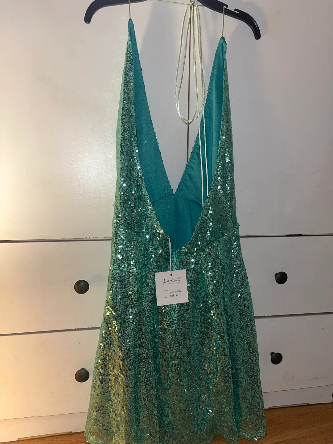 Just Quella Sequin Dress - Size L image indicator(3)