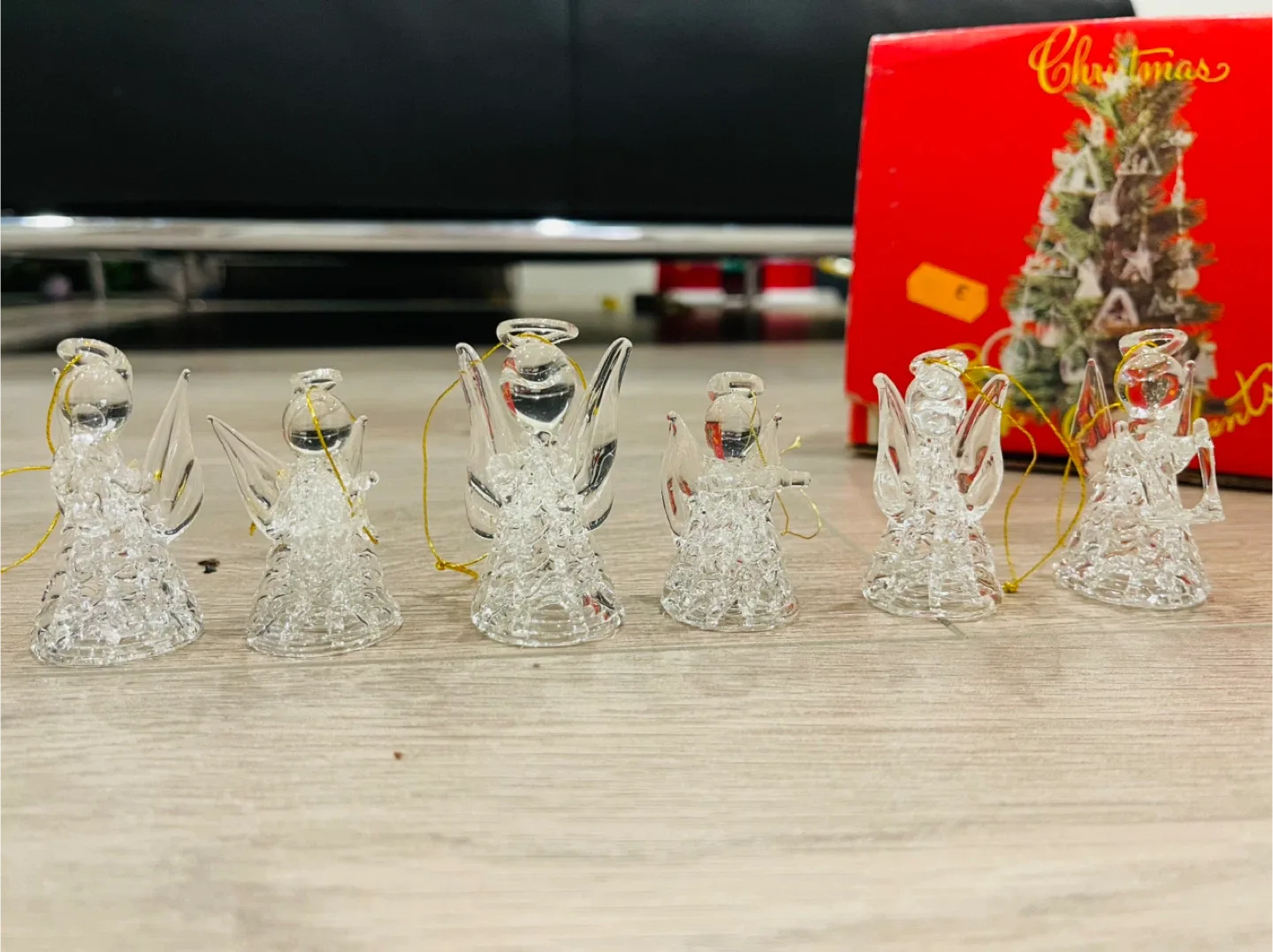 NEW Antique Christmas Glass Angel Ornaments