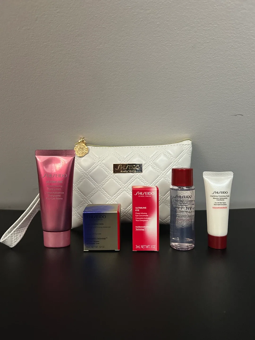 Shiseido Skincare Set w/ Pouch