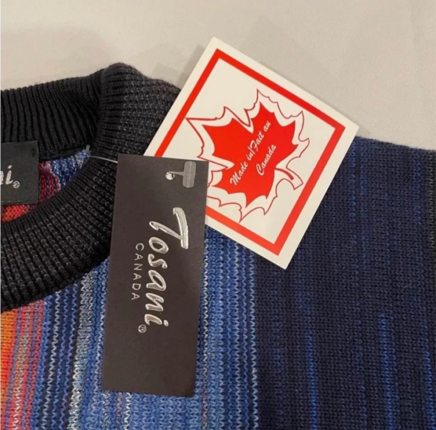 NWT!! Vintage TOSANI Pullover Sweater image indicator(7)