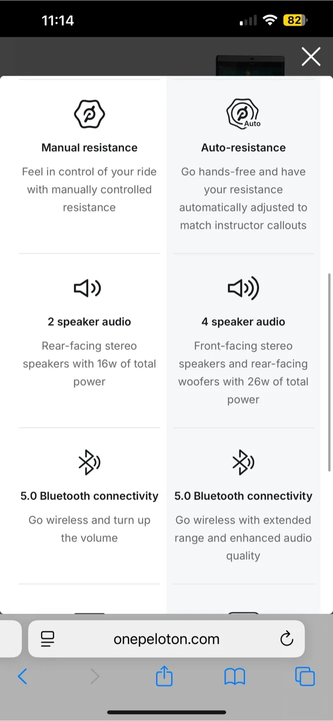 Peloton Bike+ image indicator(8)