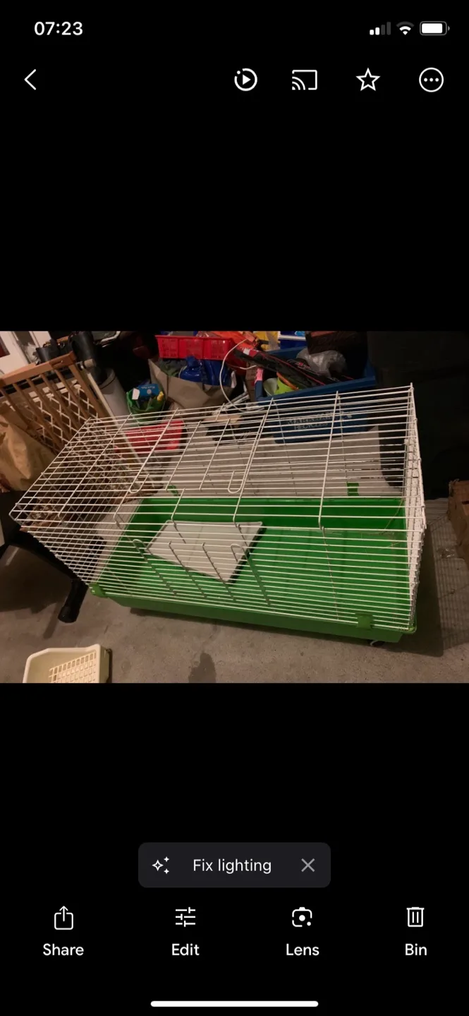 Green & White Large Pet Cage image indicator(2)