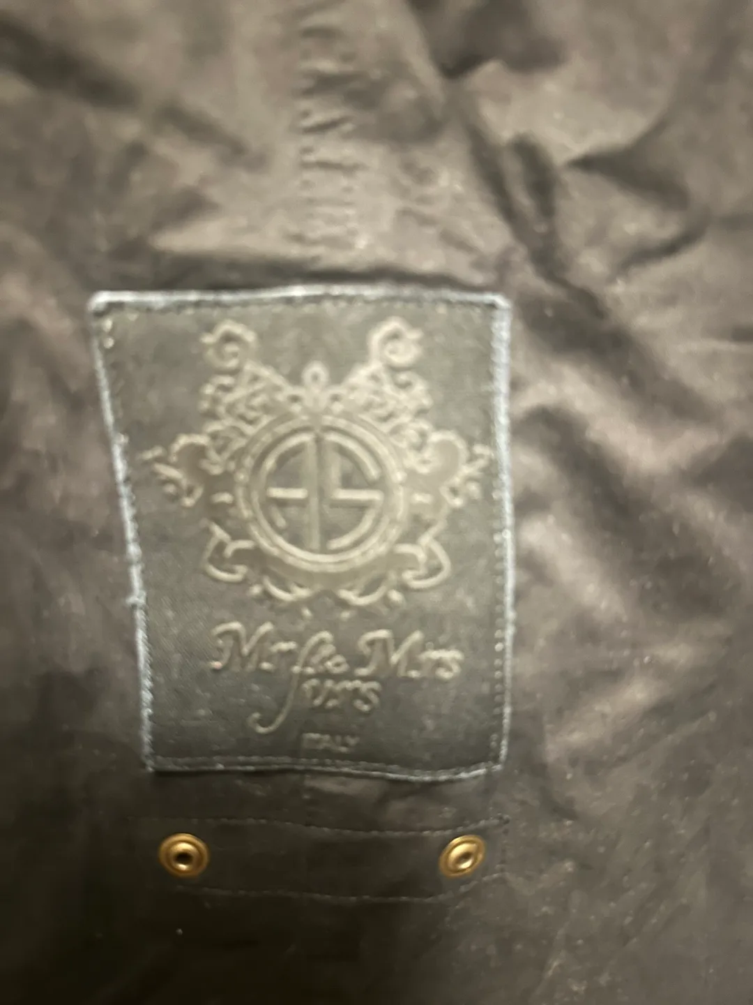 Mr. & Mrs Furs Black Parka with Purple Fur image indicator(3)