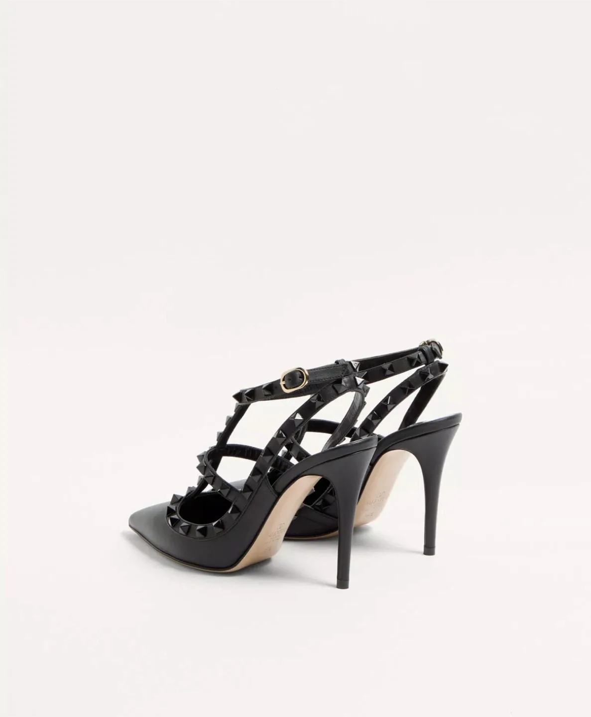 Valentino Black Studded Heels image indicator(2)