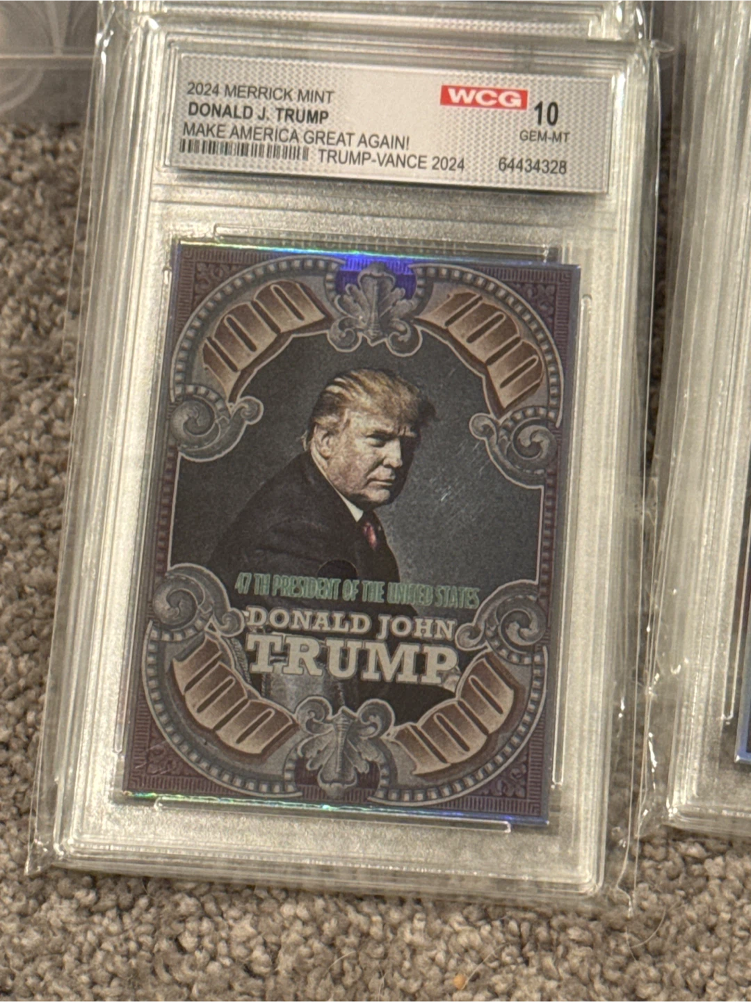 2024 Merrick Mint Donald J. Trump Card