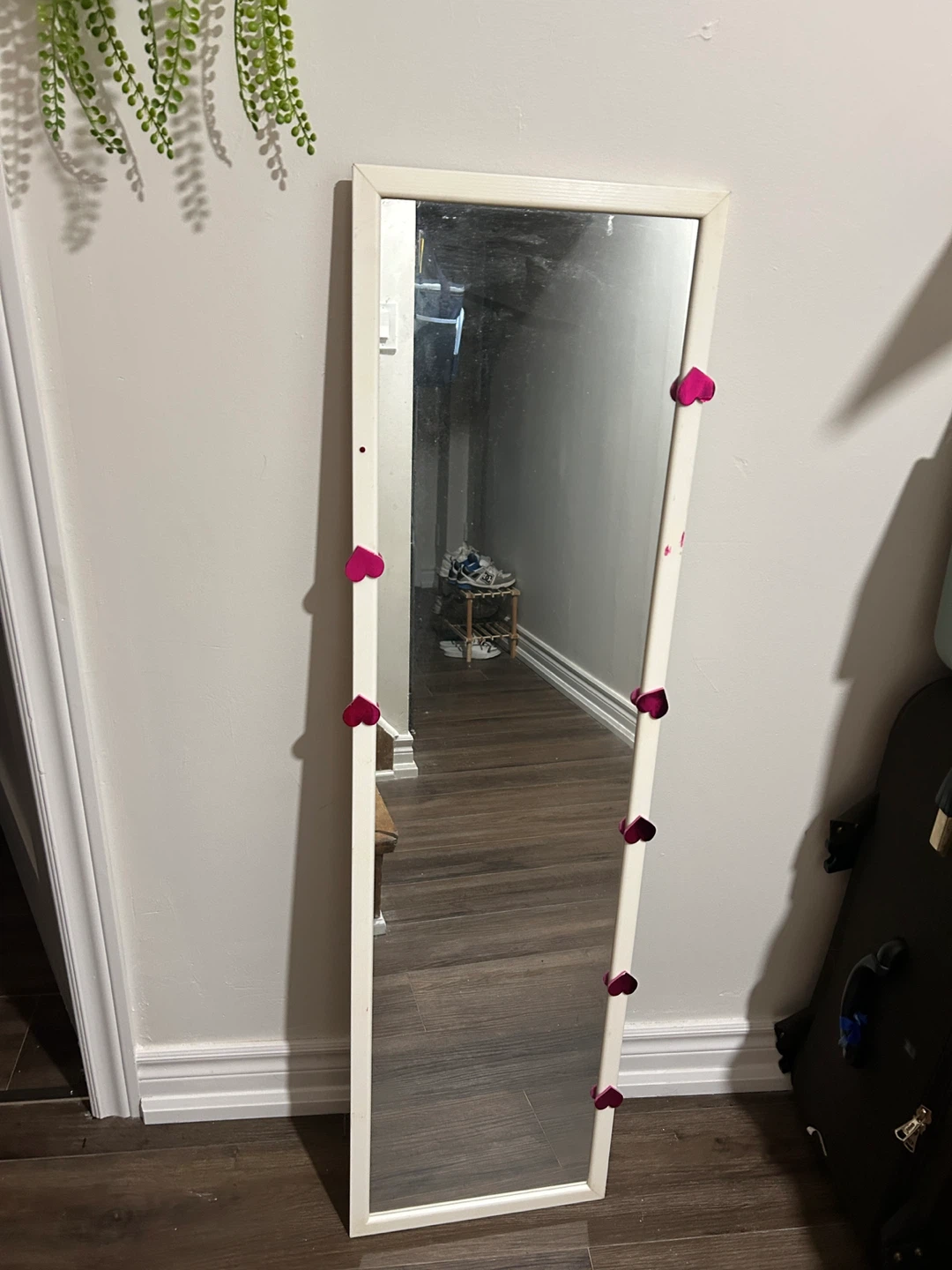 White Framed Full Length Mirror