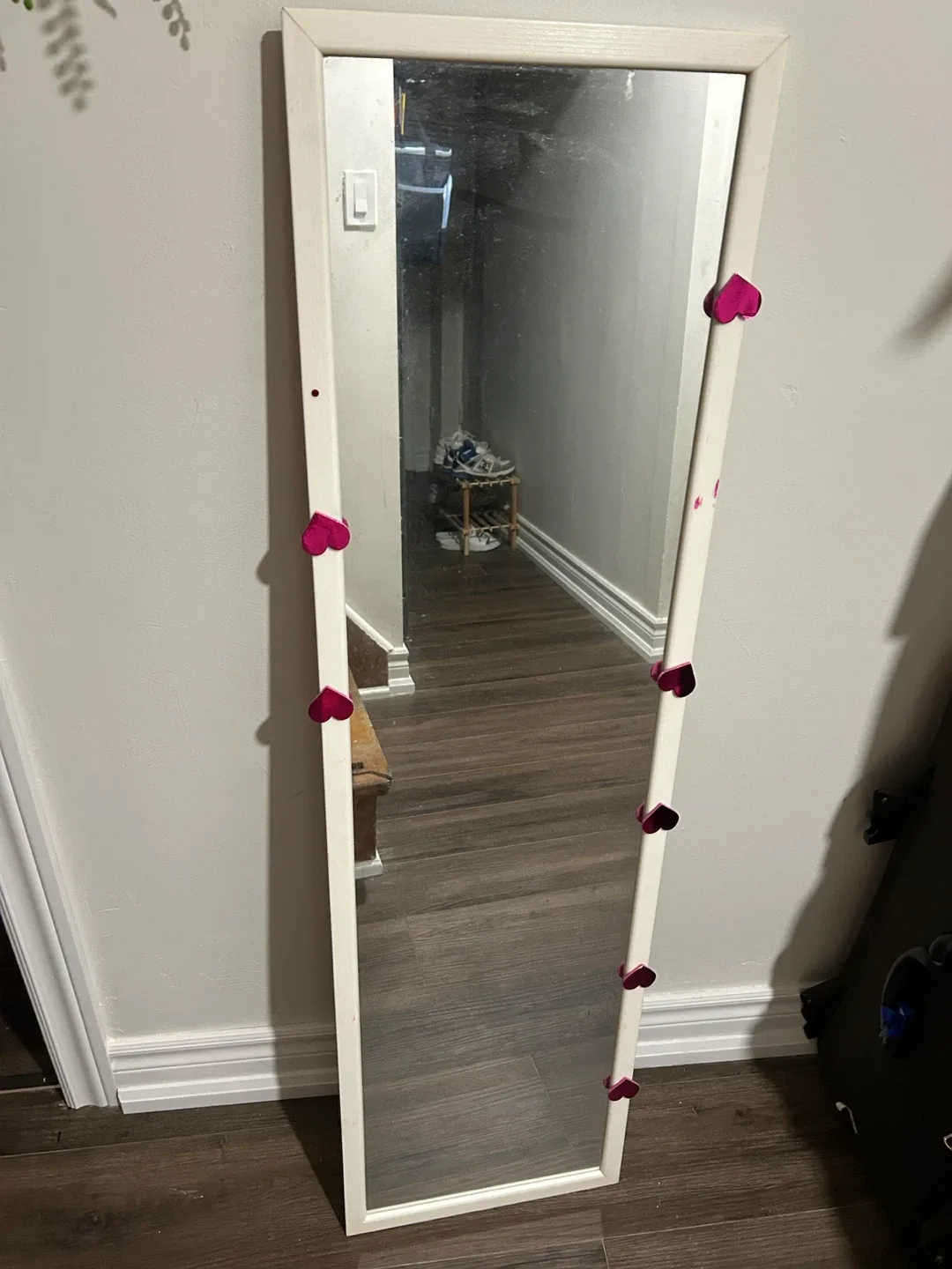 White Framed Full Length Mirror image indicator(3)