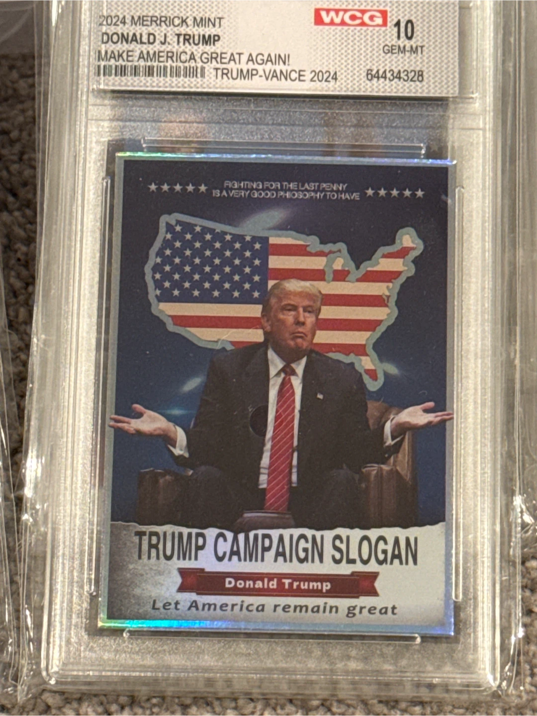 Donald Trump 'Make America Great Again' Trading Card