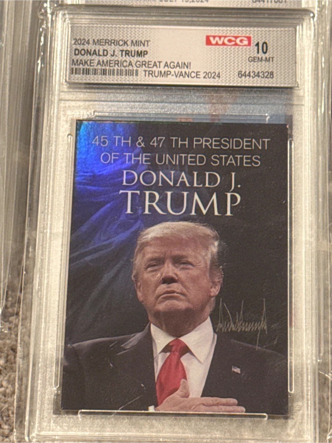 2024 Merrick Mint Donald J. Trump Card