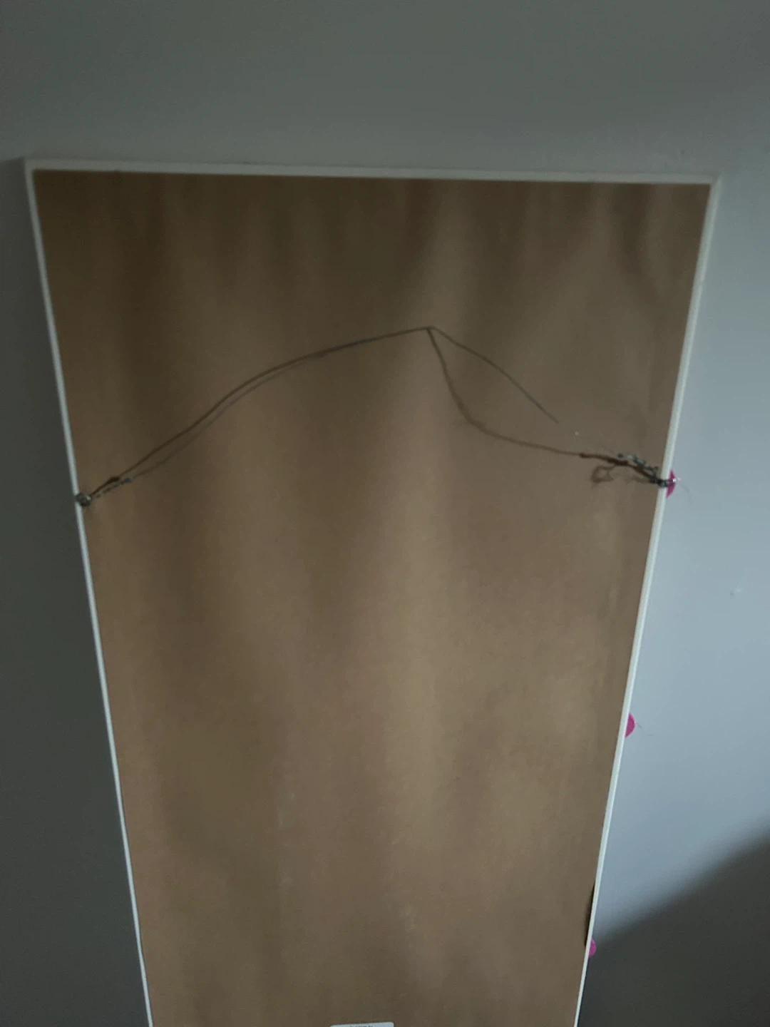 White Framed Full Length Mirror - photo 5