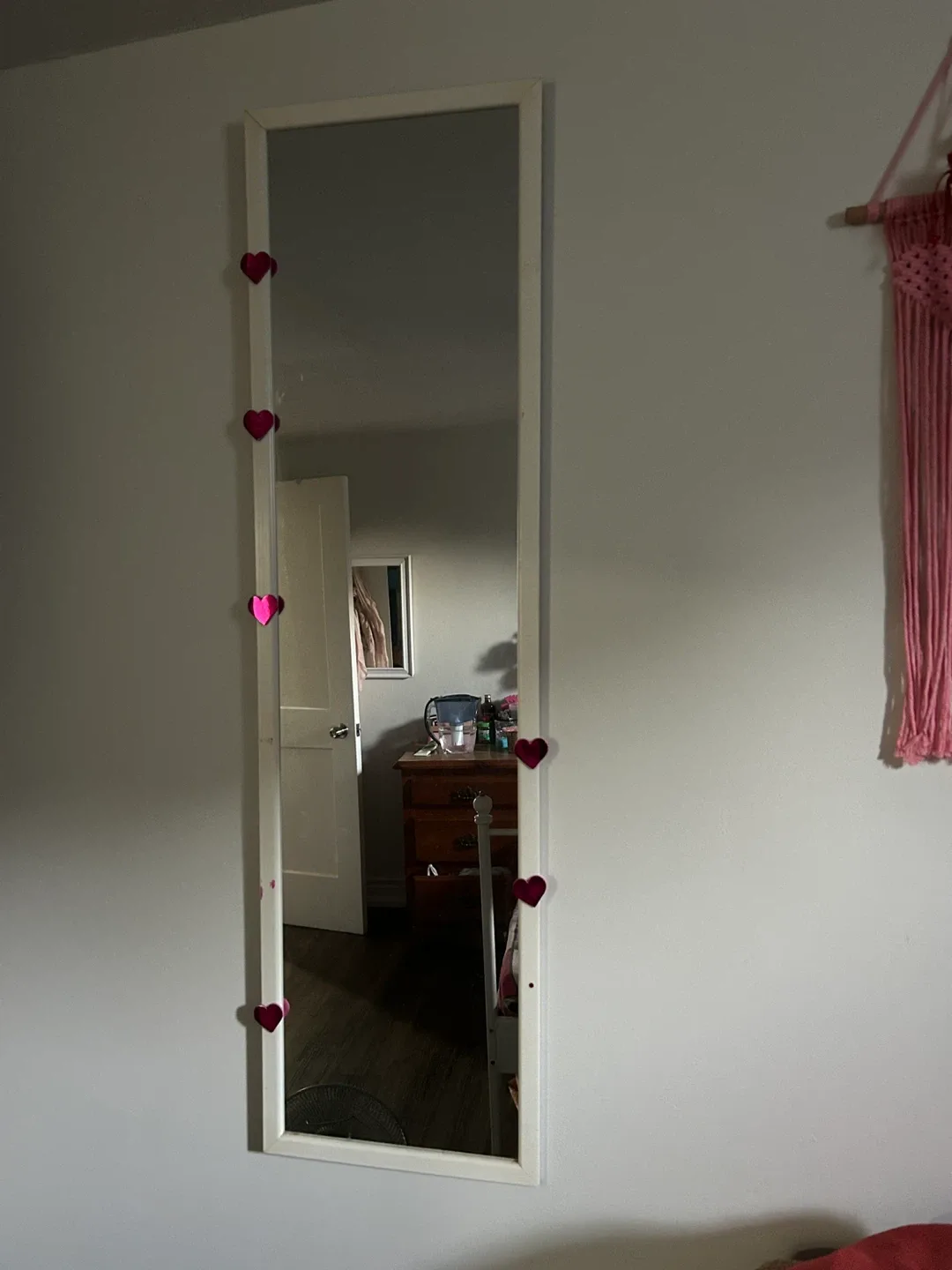 White Framed Full Length Mirror image indicator(6)