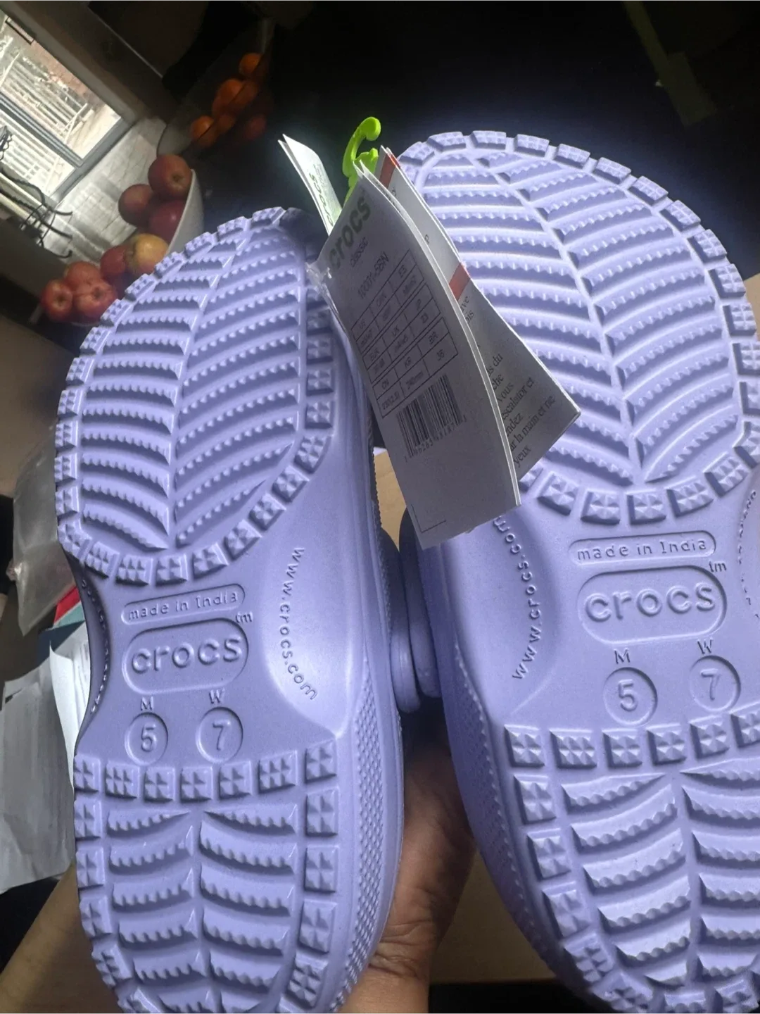 New Crocs Classic Clog Size 8 Women's Lavender image indicator(5)