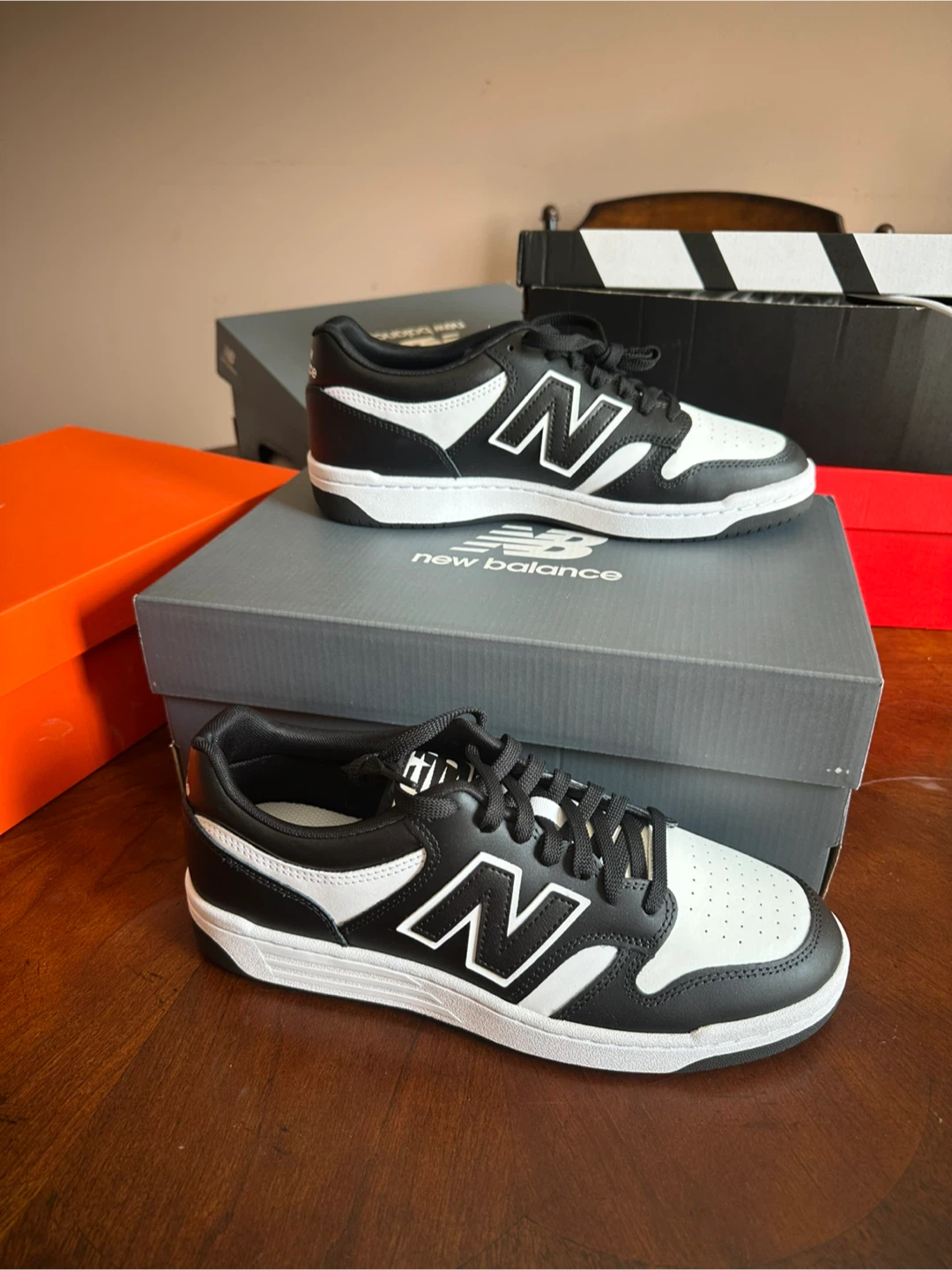 New Balance 480 Black/White Sneakers 10 & 11