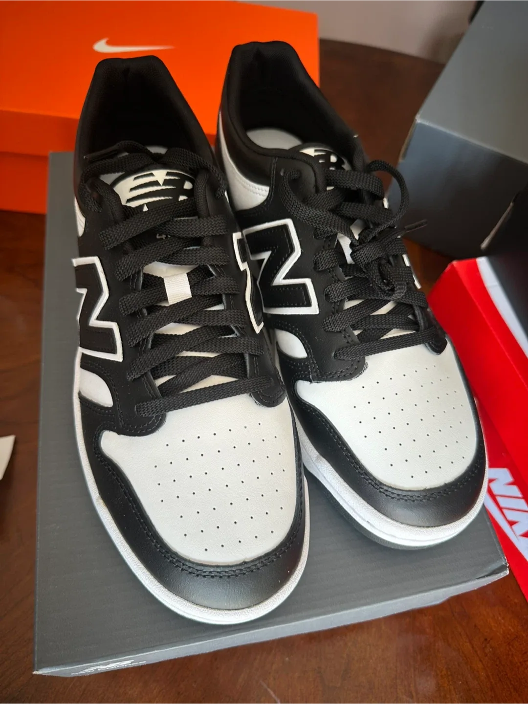 New Balance 480 Black/White Sneakers 10 & 11 image indicator(2)