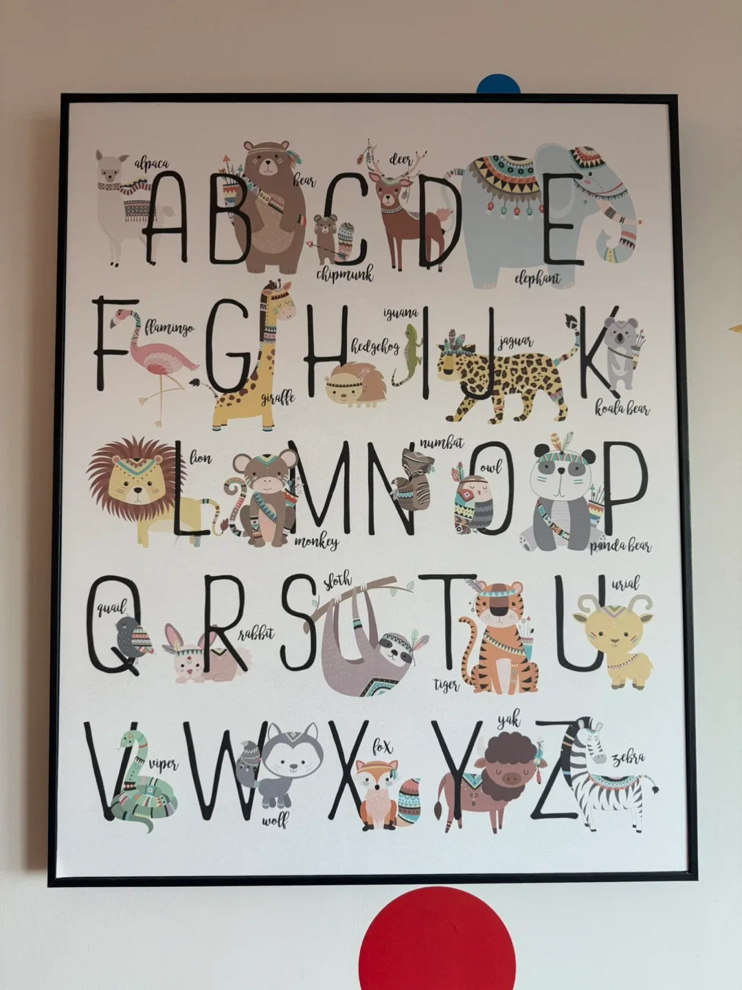Animal Alphabet Art Print image indicator(2)