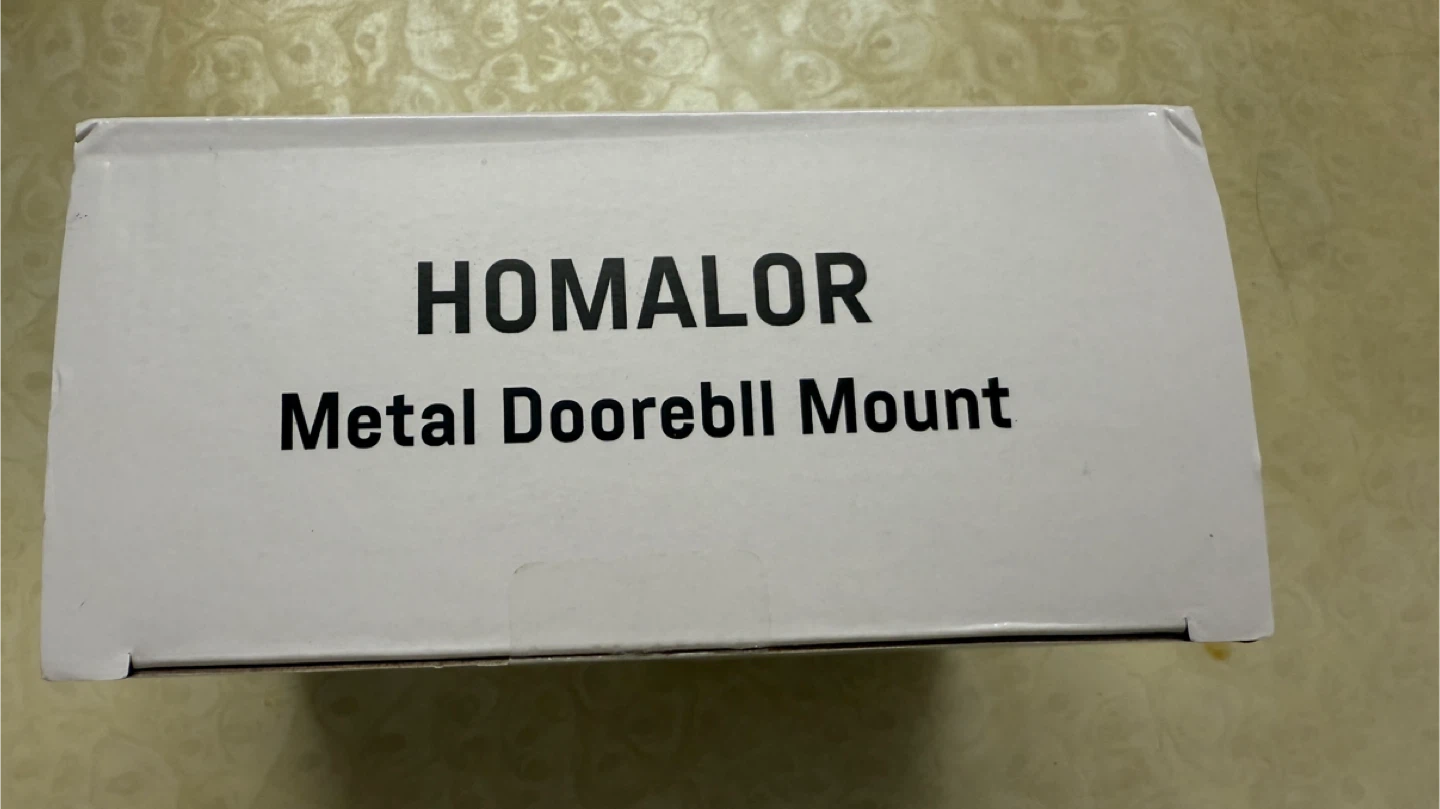 HOMALOR Metal Doorbell Mount - New in Box!