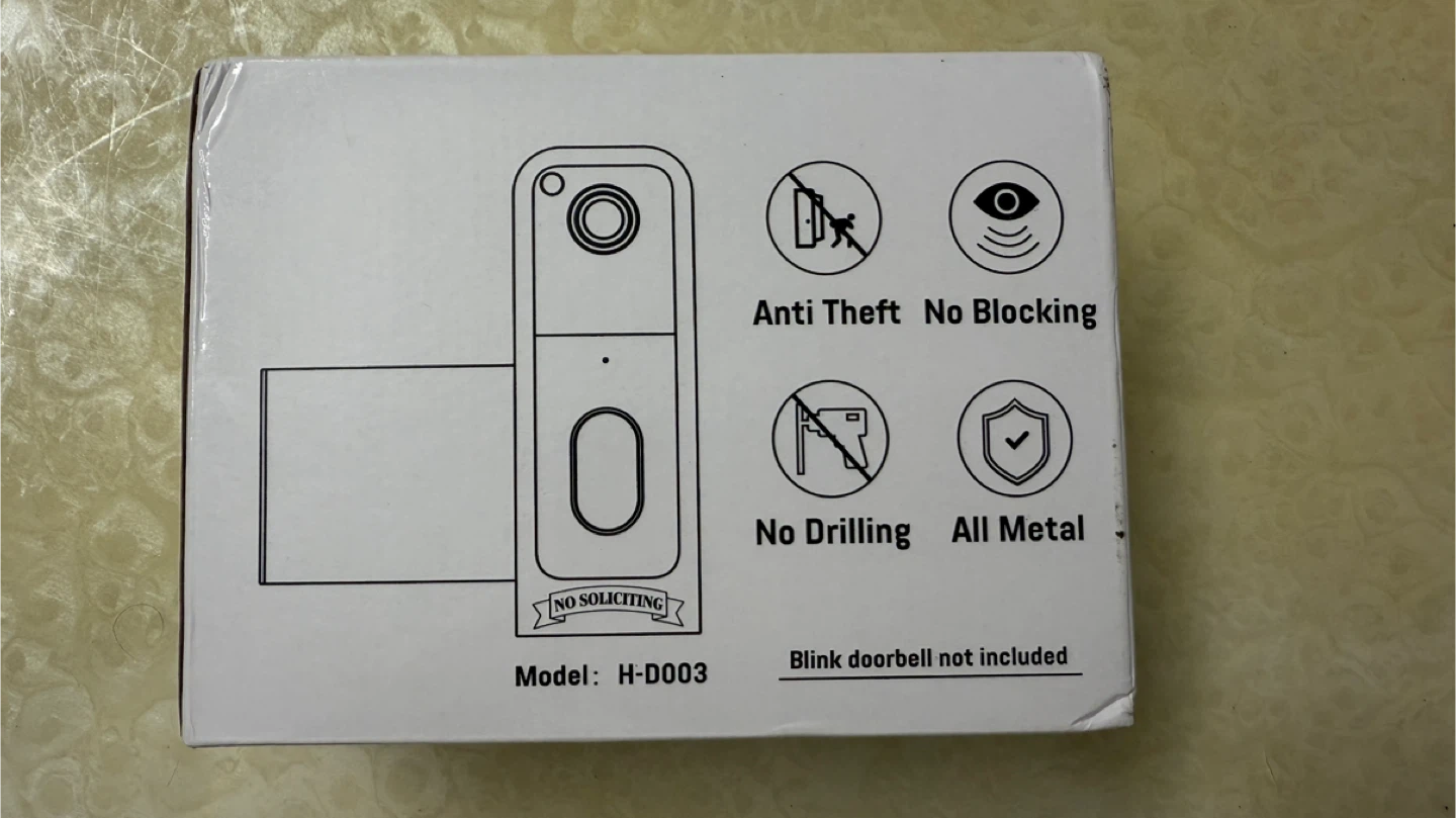 HOMALOR Metal Doorbell Mount - New in Box! - photo 2