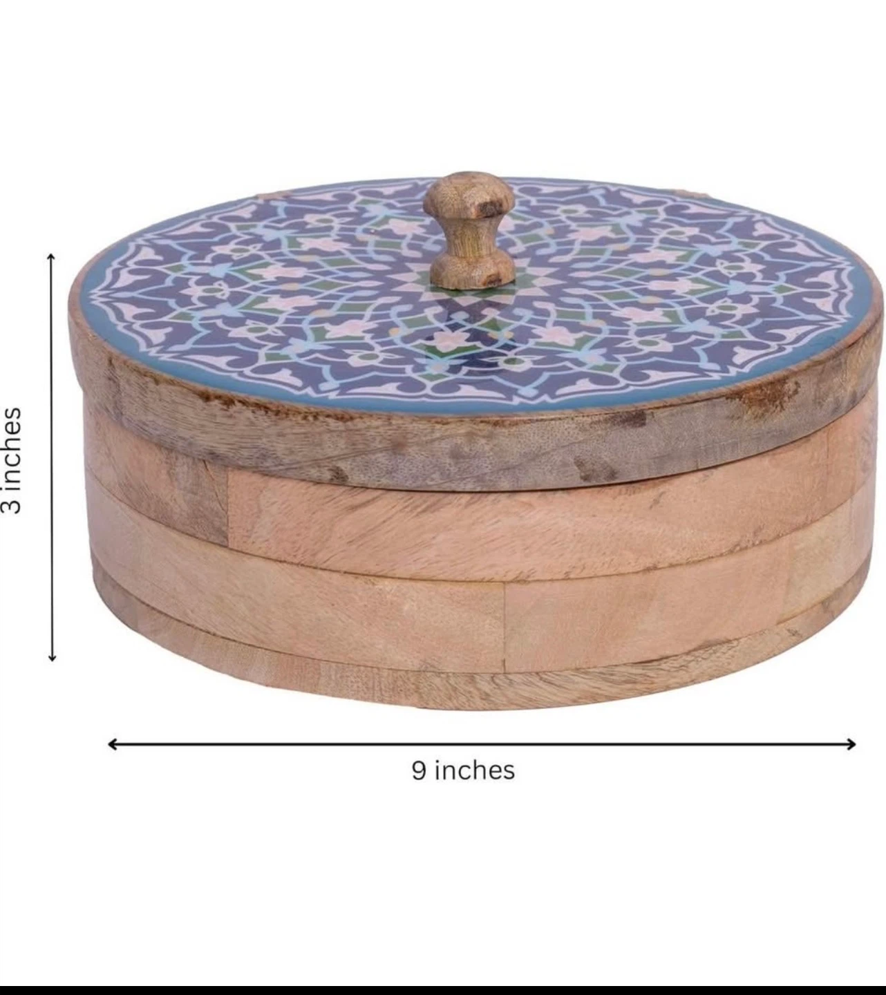 Wooden hot Pot / Roti Warmer - photo 3