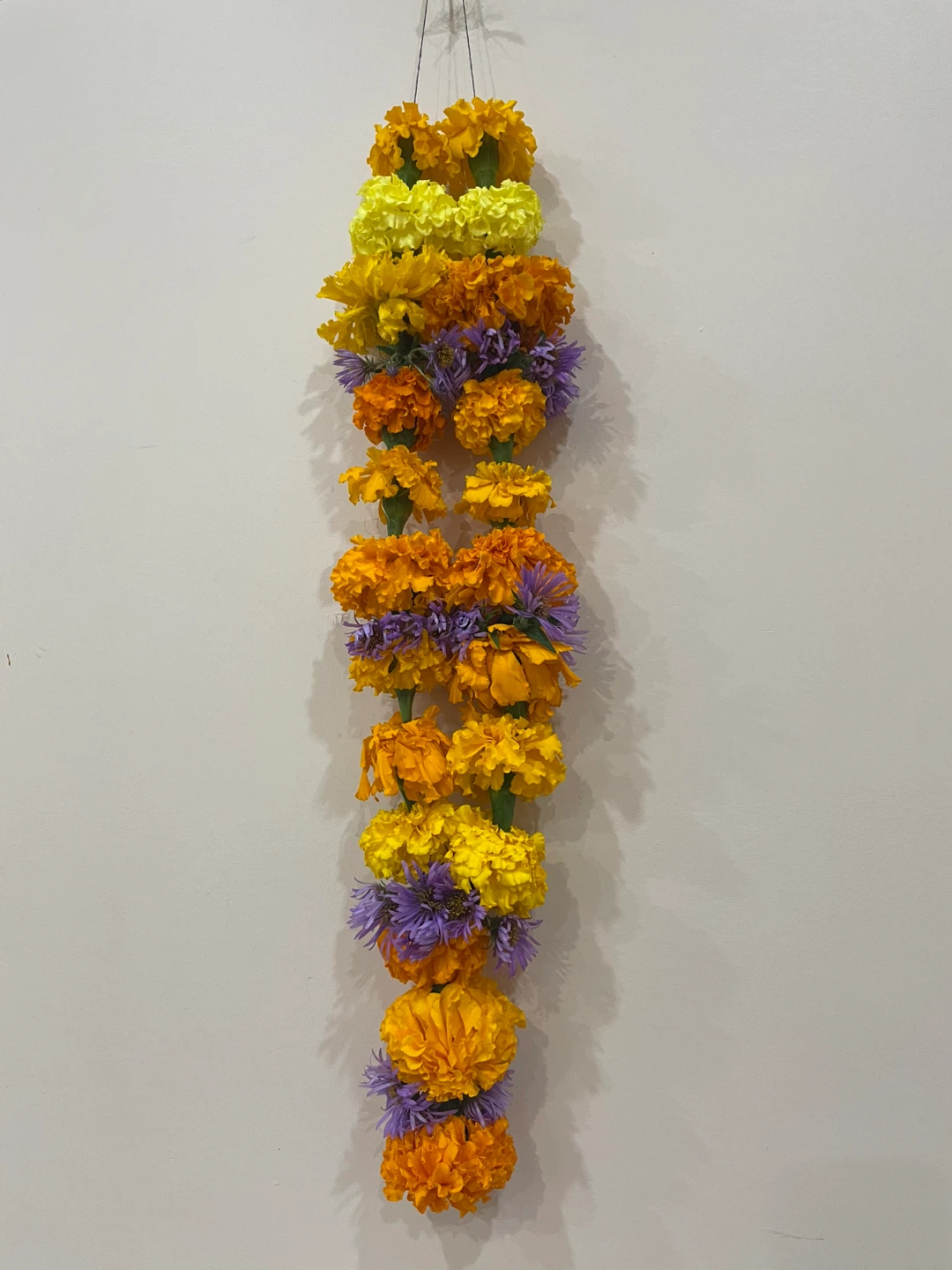 Fresh Marigold Flower Garlands – Perfect for Weddings & Events 🌼 - photo 4
