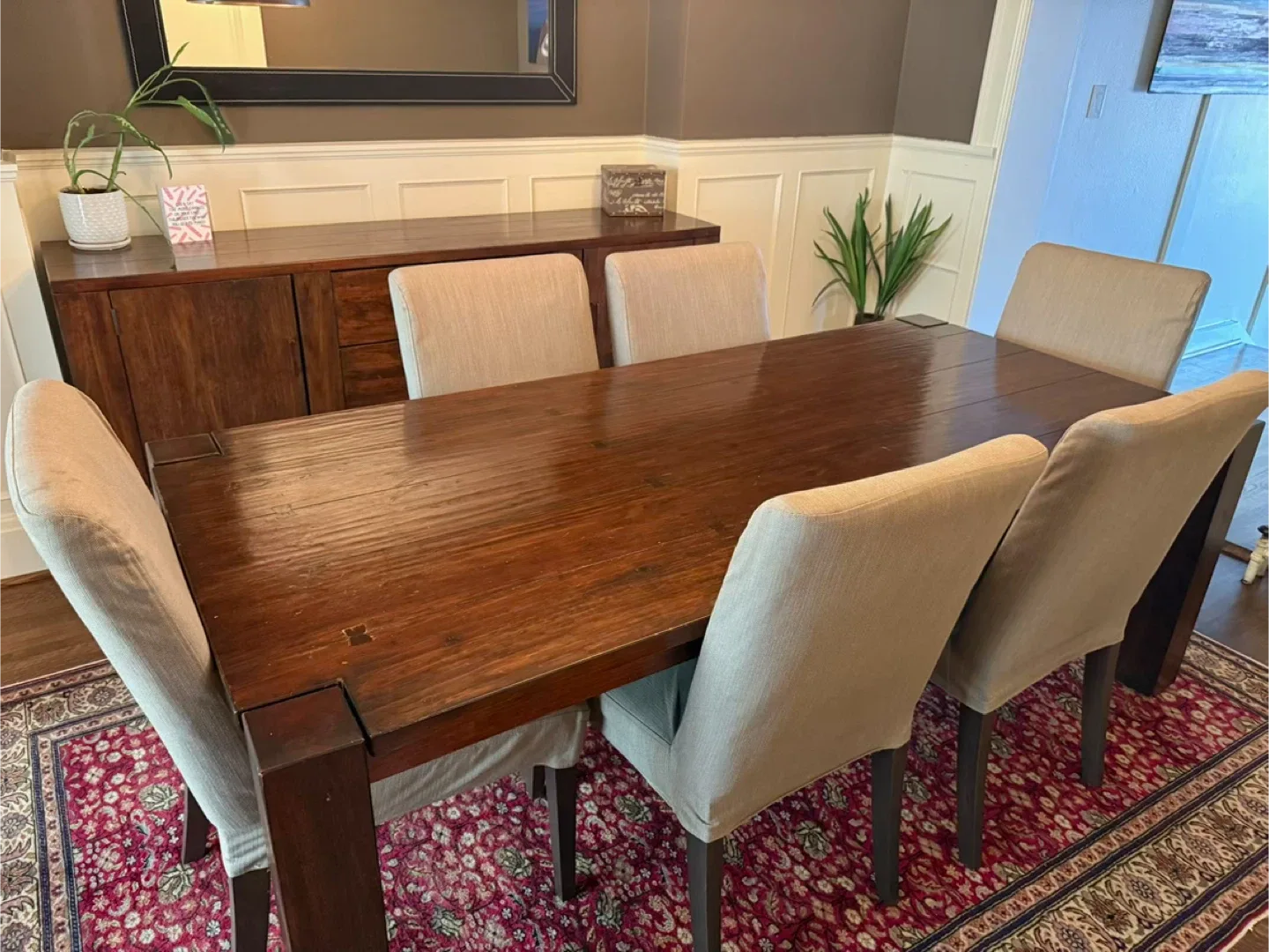 Dining Table with 6 Chairs & Buffet image indicator(2)