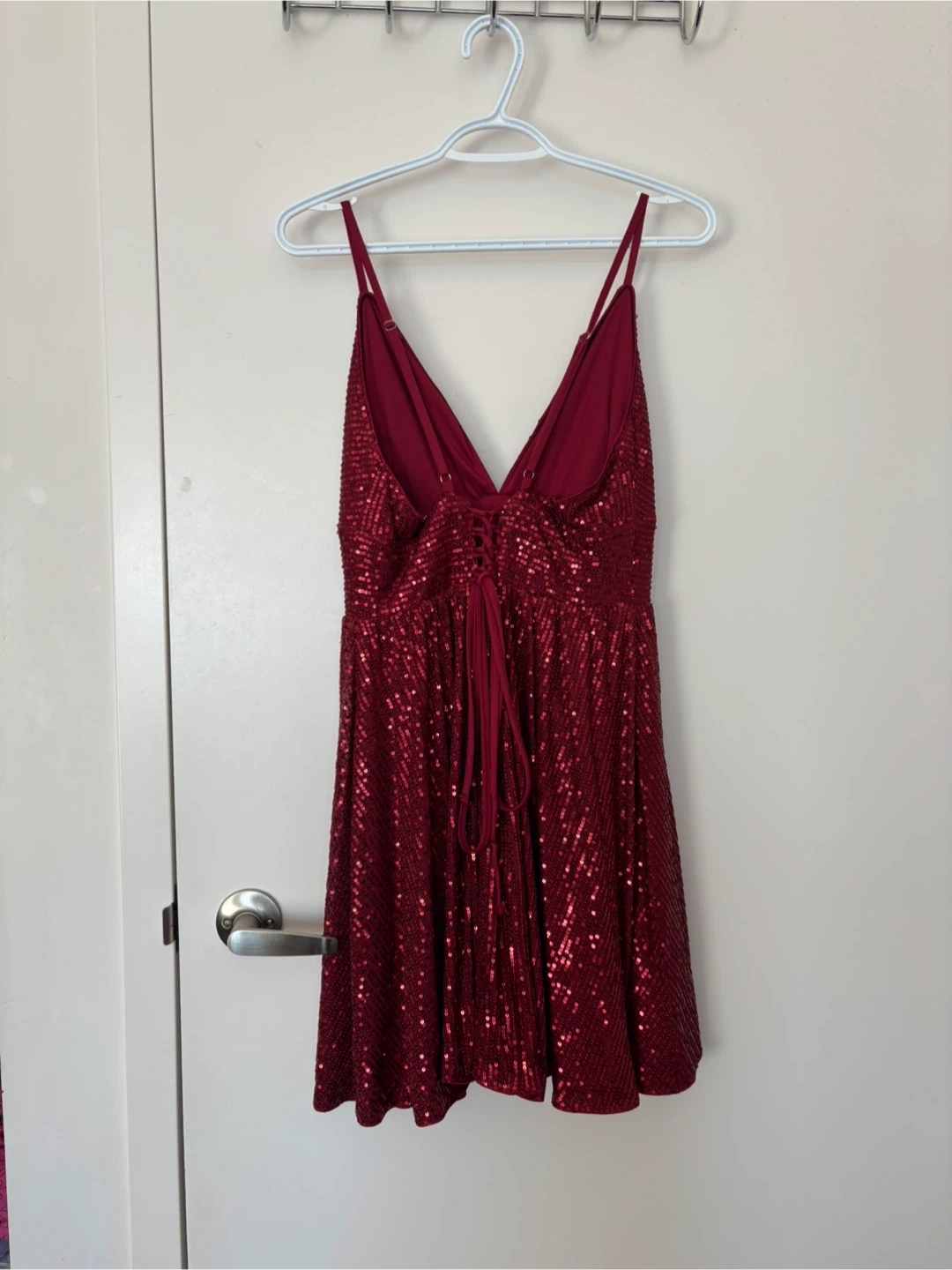 Red Sequin Dress - photo 2