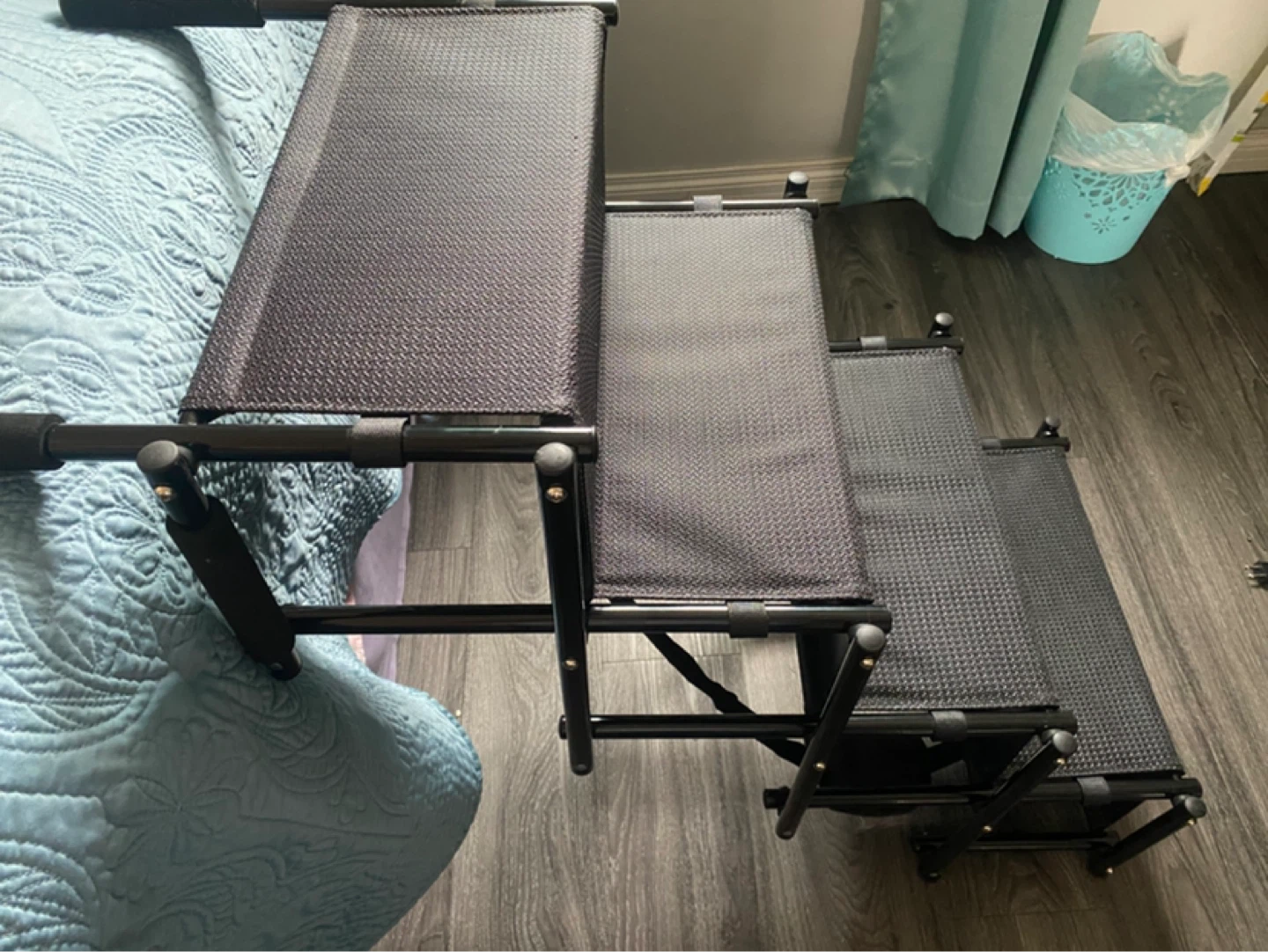Folding Pet Steps - Black