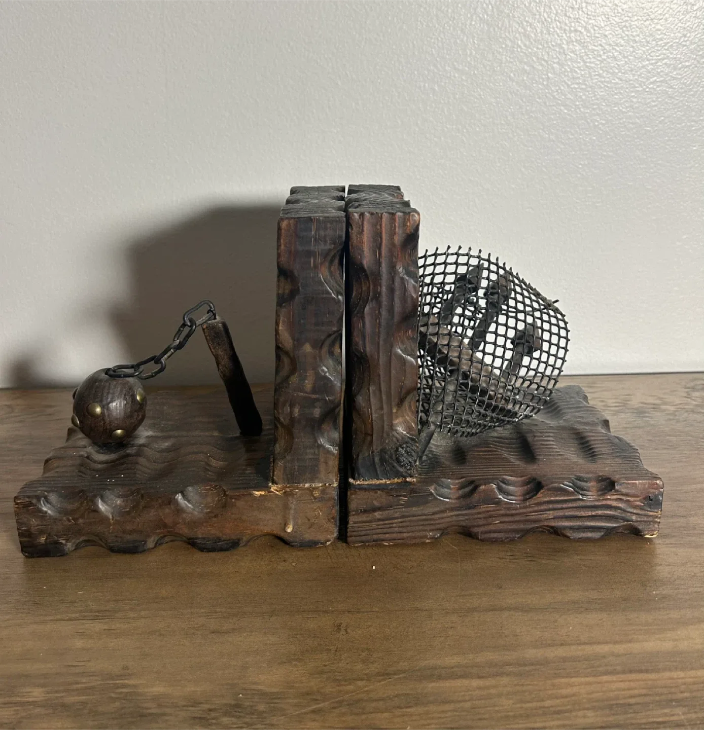 Medieval Style Wooden Bookends - Steal Deal! image indicator(3)