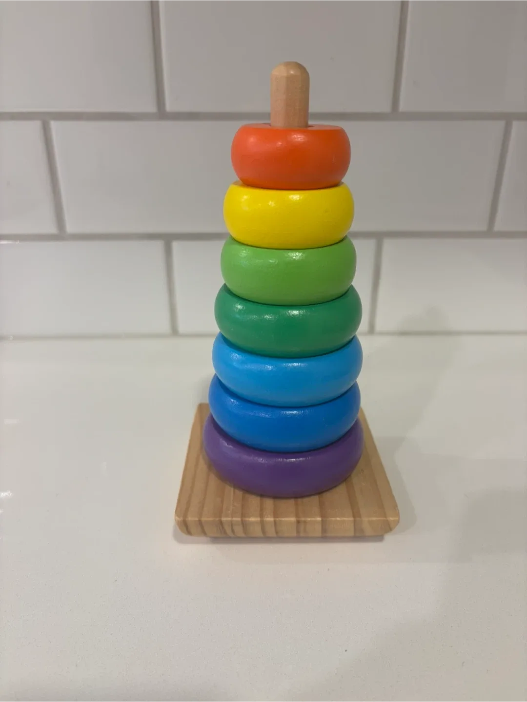 Generic Rainbow Stacking Rings For Sale