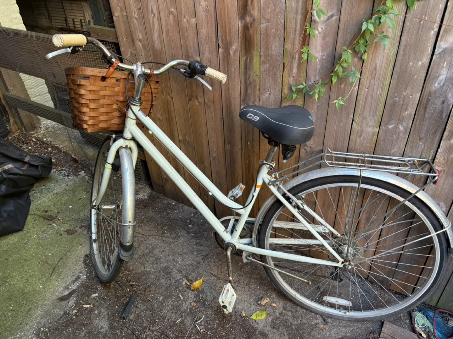 Vintage Style Cruiser Bike with Basket