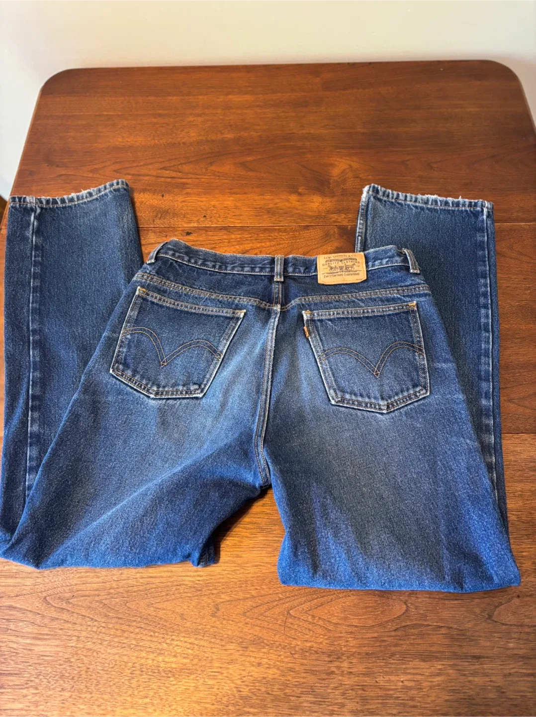 Vintage Orange Tab Levi Strauss & Co. Blue men’s Jeans image indicator(5)