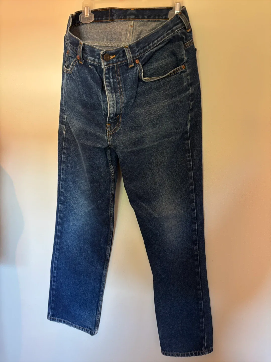 Vintage Orange Tab Levi Strauss & Co. Blue men’s Jeans image indicator(7)