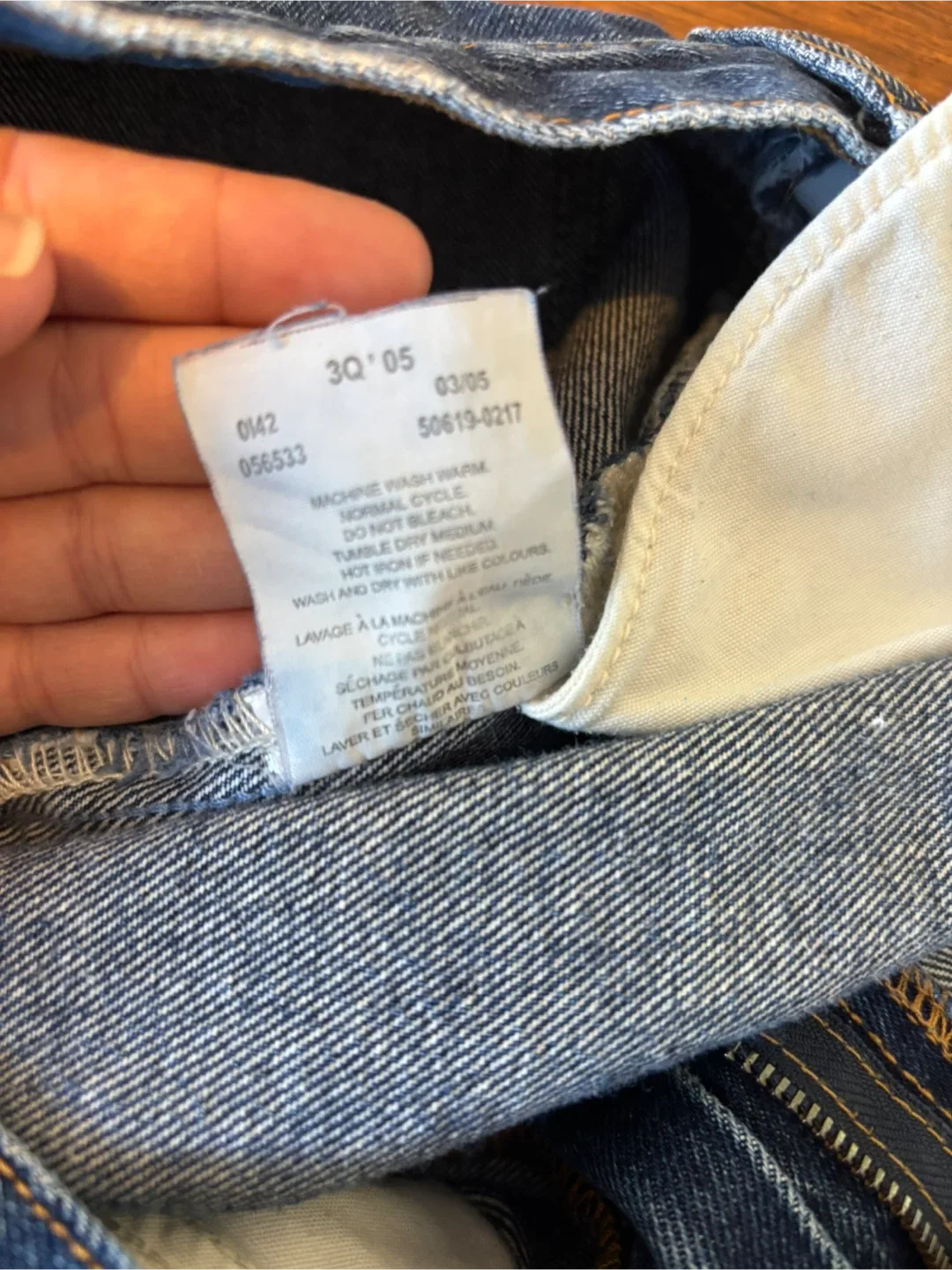 Vintage Orange Tab Levi Strauss & Co. Blue men’s Jeans image indicator(10)