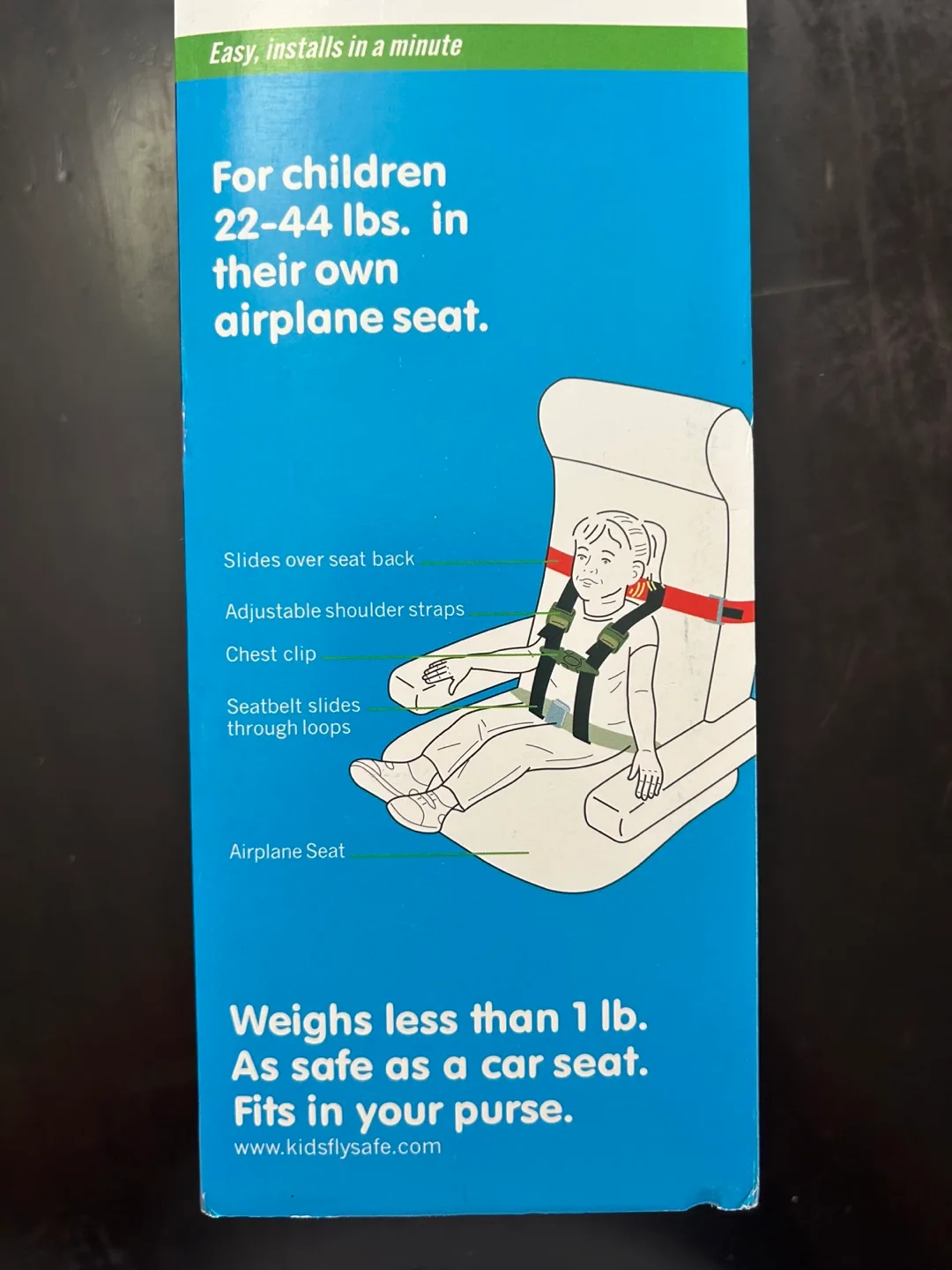 Kids Fly Safe CARES Airplane Safety Harness image indicator(3)