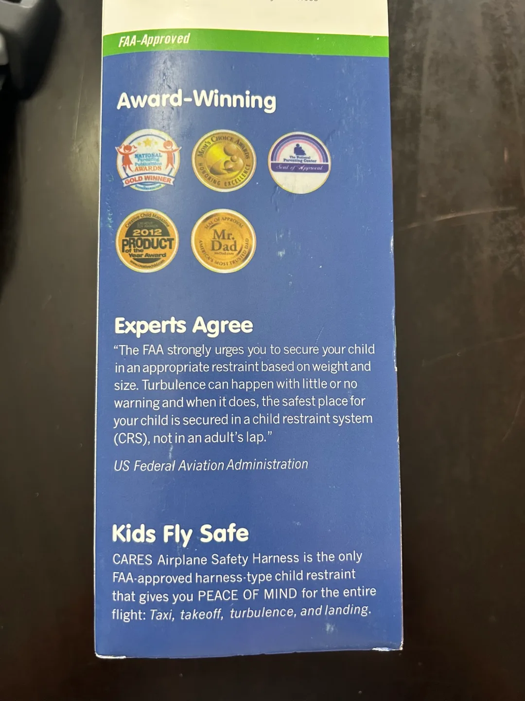 Kids Fly Safe CARES Airplane Safety Harness image indicator(4)